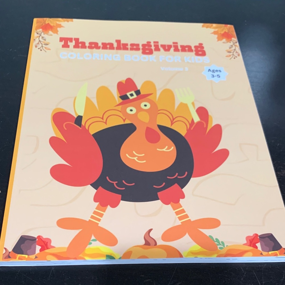 Thanksgiving Coloring Book for Kids